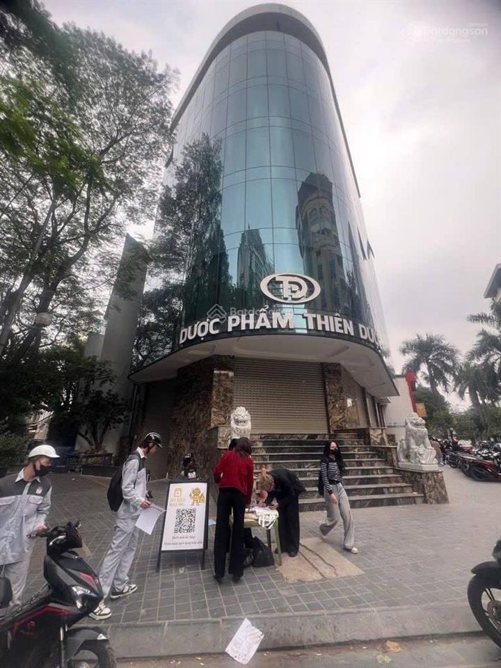 Bán nhà mp dịch vọng hậu, cầu giấy 450m2 x 9t x mt 34m x giá hơn 300 tỷ. lô góc dòng tiền khủng