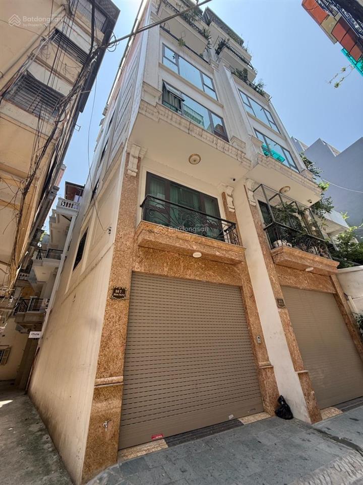 Bán nhà thịnh hào đống đa dt 55m2 x 8t x mt 4m giá hơn 20 tỷ lô góc, thang máy, gần phố