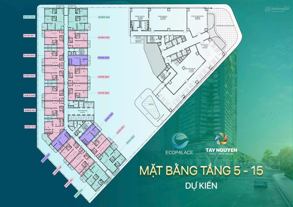 1 phòng ngủ  dự án ecopalace buôn ma thuột  daklak/ hàng hot