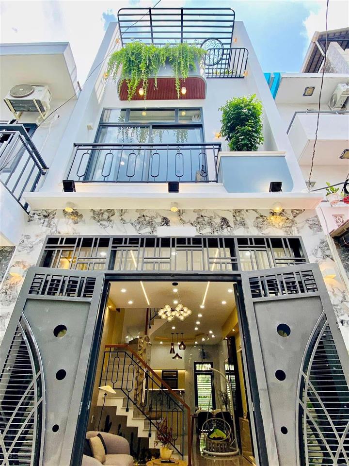 Chú ba bán nhà 50m2 xây 2 lầu đường vườn lài, q12  gần cầu sắt, hẻm 6m, sổ riêng