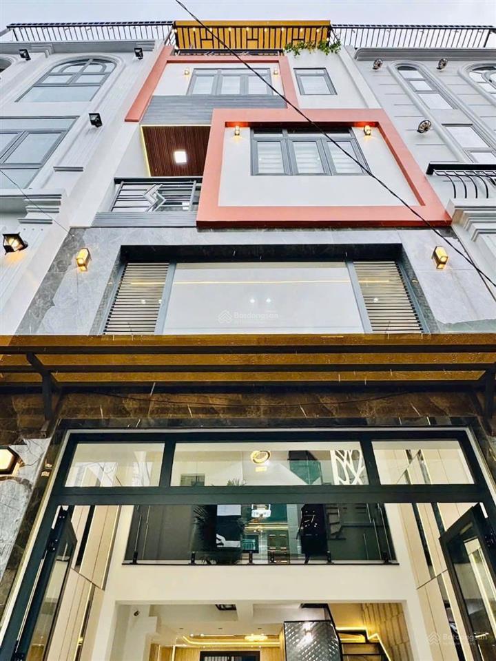 Bán nhà 52m2 lê lai, gò vấp xây 4 tầng. gần bệnh viện 175 hẻm 6m, cho thuê 12tr/tháng