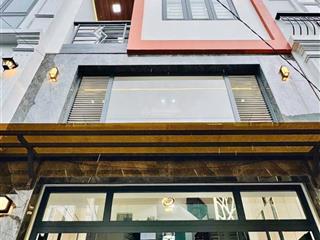 Bán nhà 52m2 lê lai, gò vấp xây 4 tầng giá 3tỷ050.gần bệnh viện 175 hẻm 6m, cho thuê 12tr/tháng