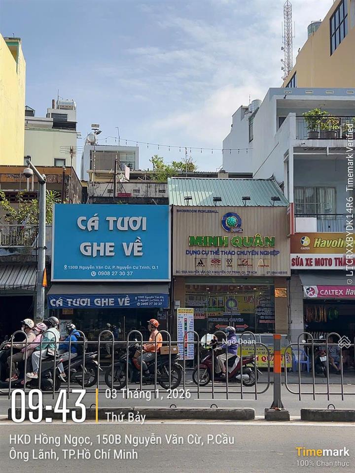 Bán nhà mt nguyễn văn cừ p. nguyễn cư trinh 7.3 x 24 trệt 2 lầu giá 70.5 tỷ