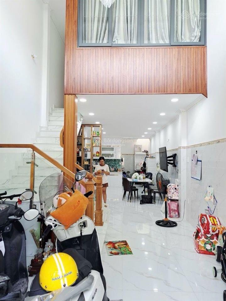 **chỉ 5,95tỷ có nhà kdc an lạc  đường nhựa 8m thông nhà mới đẹp 1 trệt 1lửng  4x14