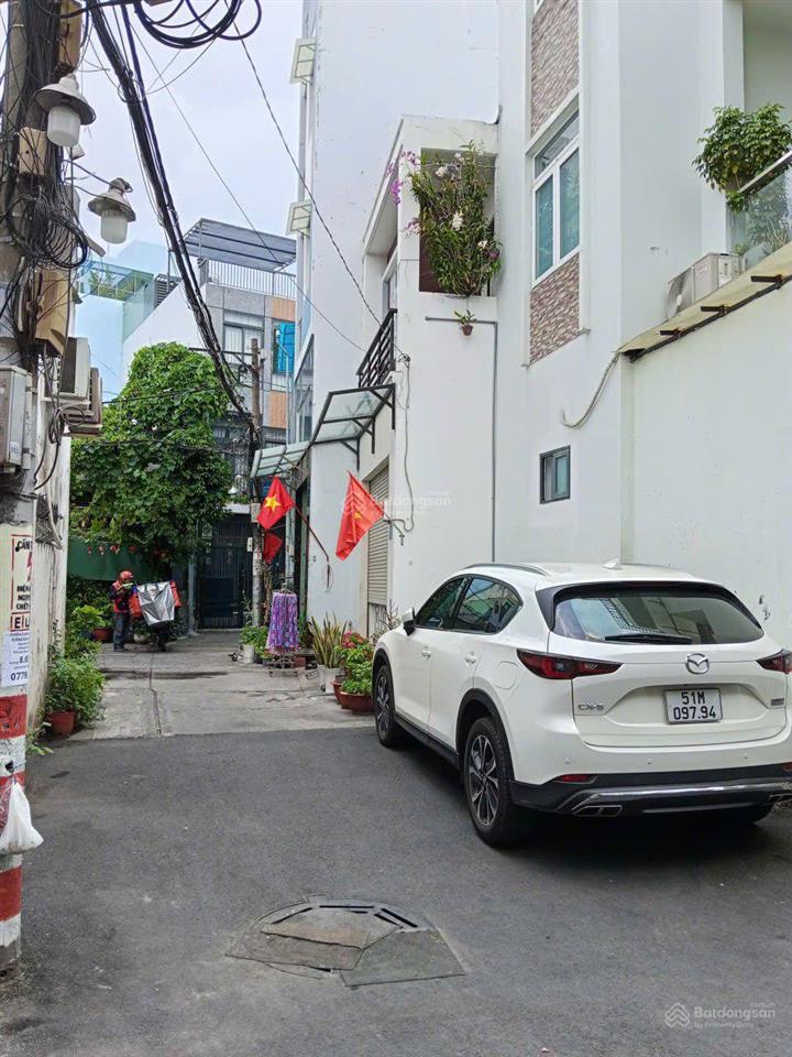 Gò xoài  lê văn quới  hẻm ô tô thông  52m  4 tầng  4pn  nhỉnh 5 tỷ