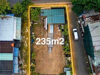 235 m² chính hữu 3 mặt tiền. mỹ khê 7 và kẹp kiệt nhựa 6.5 mét.
