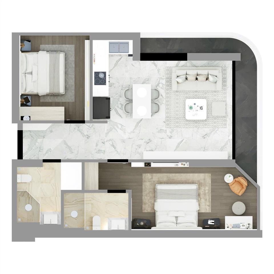 Bán gấp căn hộ 2 pn cách biển mỹ khê 100m, giá 3,15 tỷ, siêu rẻ. chính chủ