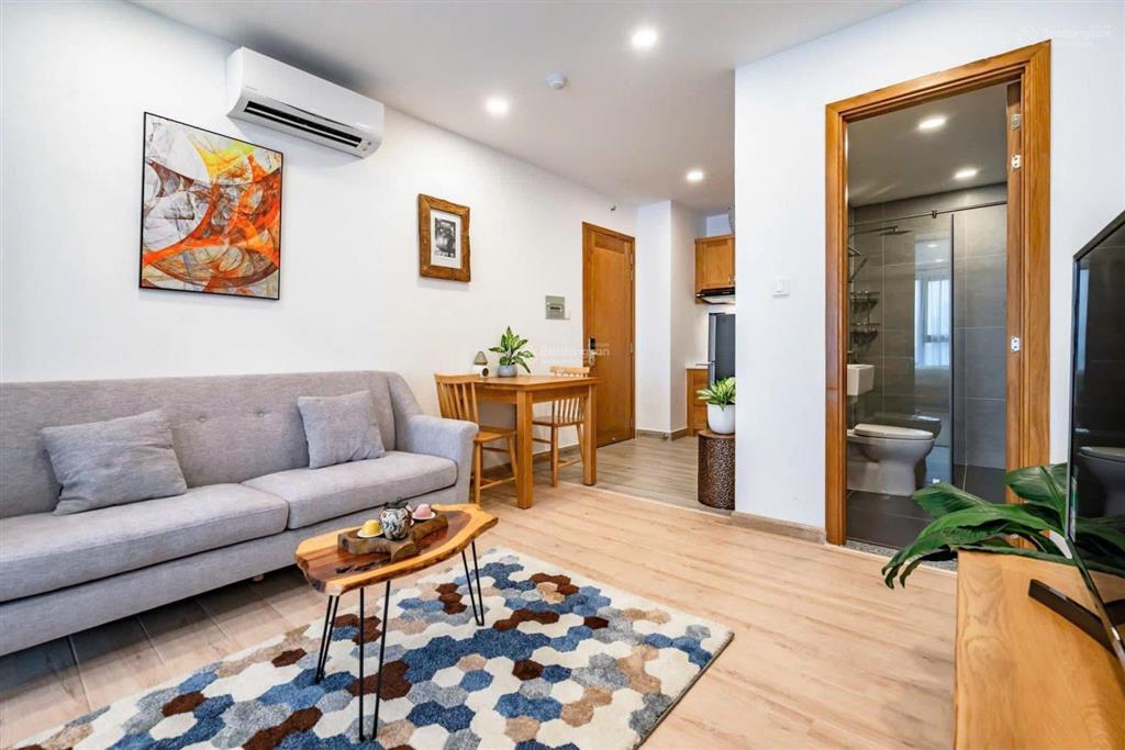 Cho thuê căn hộ 1 phòng ngủ bancol mới 100% ngay tại quận 3, full nội thất mới rộng 45m2
