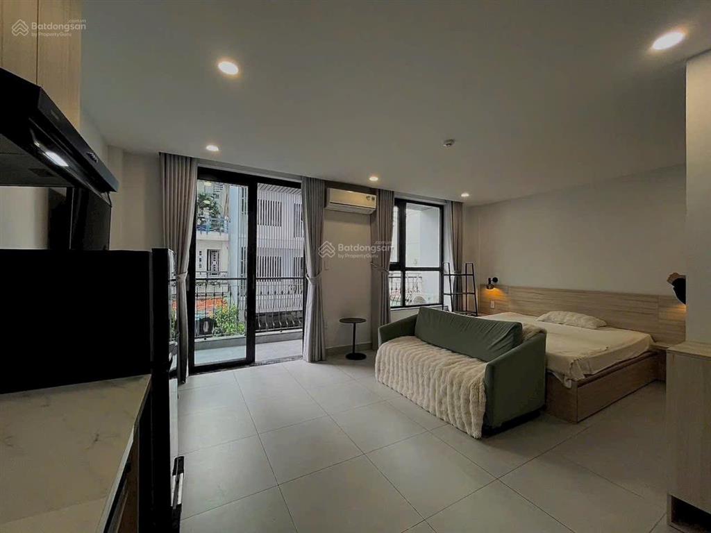 Căn hộ studio ban công đẹp ngay tô hiến thành quận 10, full nội thất
