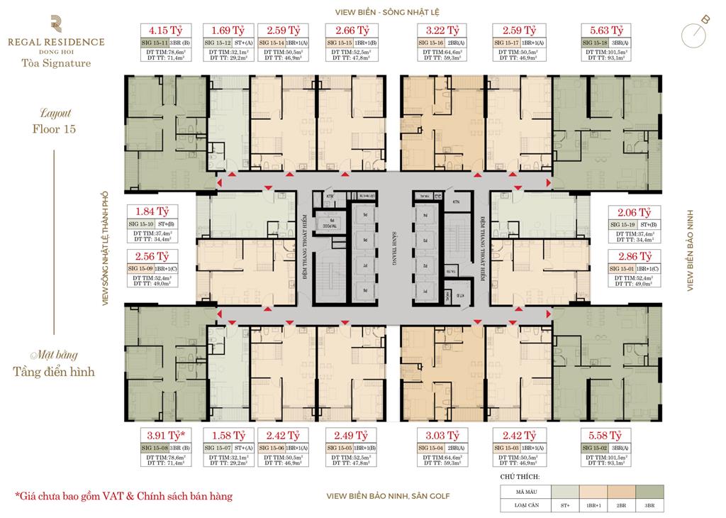 CHUYỂN NHƯỢNG CĂN HỘ STUDIO – REGAL RESIDENCE (TÒA SIGNATURE)