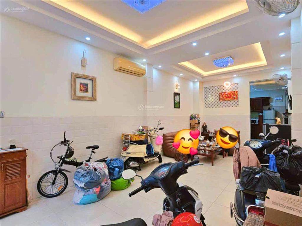 Gần cv lê thị riêng metro cách mạng tháng 8 4 tầng 65m2 hẻm xe hơi nở hậu nhỉnh 10 tỷ