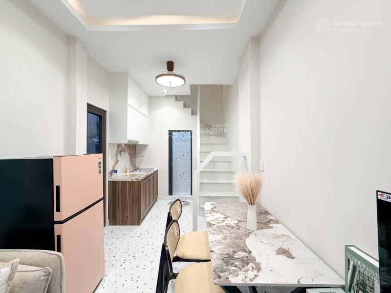 Minihouse lô góc 2 mặt hẻm cực thoáng  bùi đình túy  dtsd 45m2  nhà mới 3 tầng 2pn 3wc full nt