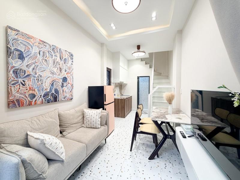 Minihouse lô góc 2 mặt hẻm cực thoáng  bùi đình túy  dtsd 45m2  nhà mới 3 tầng 2pn 3wc full nt