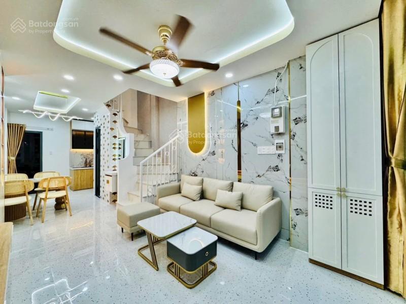 Hiếm nhà bán  thích quảng đức, phú nhuận  31m2  3 tầng  full nt 2 mặt hẻm thoáng  4pn 3wc