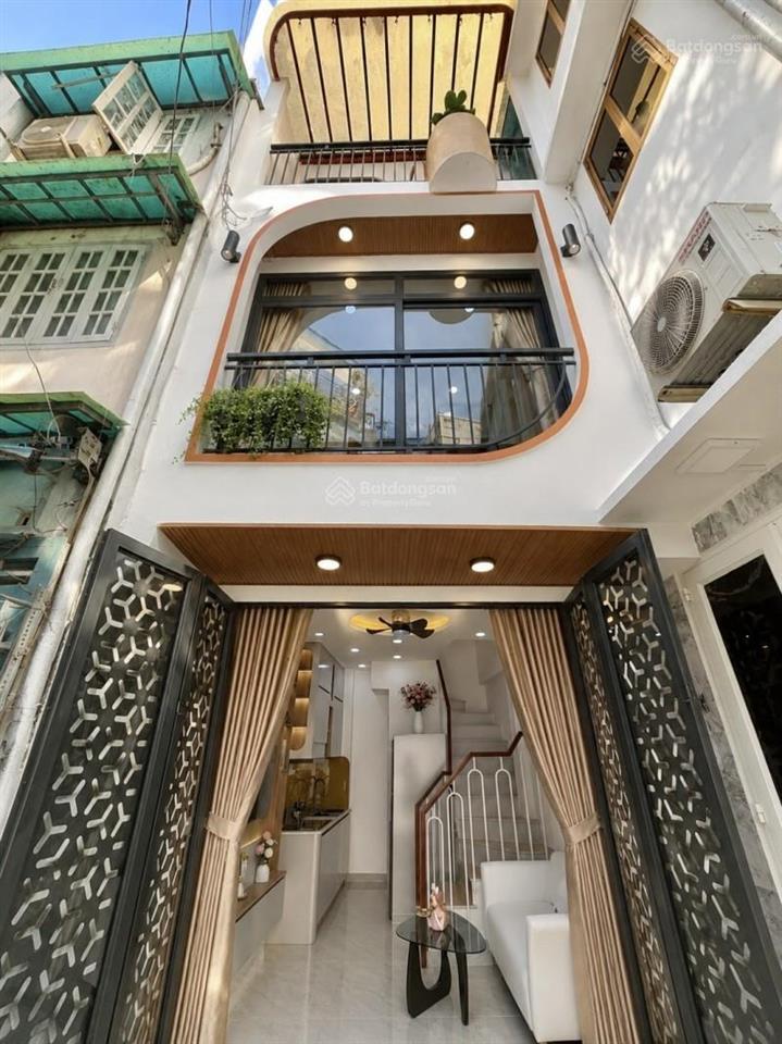 Nhà mới 3 tầng  lê quang định, p7, bình thạnh  dtsd 40m²  tặng full nội thất  hẻm 3 gác sát mt
