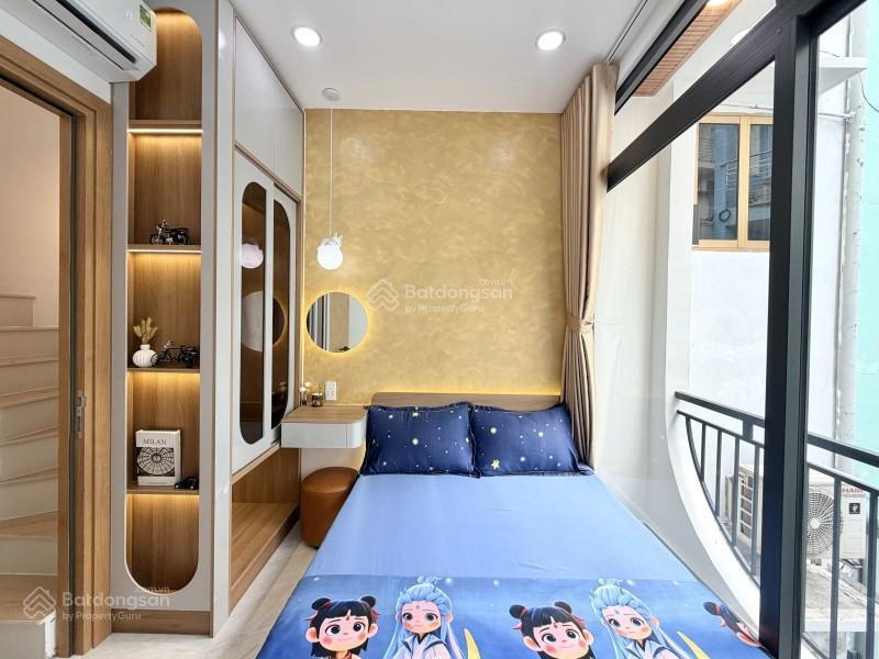 Nhà mới 3 tầng  lê quang định, p7, bình thạnh  dtsd 40m²  tặng full nội thất  hẻm 3 gác sát mt