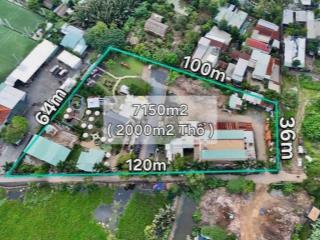 Đất giảm 9 tỷ | bình quới, bình thạnh | 7.150m² (2.000m² thổ cư) | giá 161 tỷ | thuê 110 tr/tháng