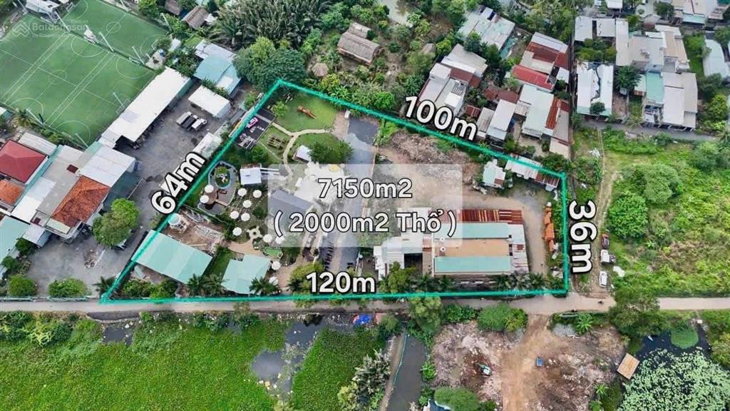Đất giảm 9 tỷ | bình quới, bình thạnh | 7.150m² (2.000m² thổ cư) | giá 161 tỷ | thuê 110 tr/tháng