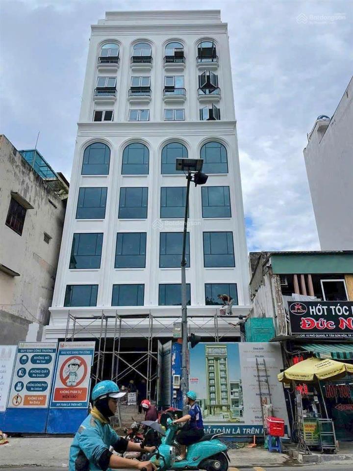 Tòa nhà giảm 40 tỷ | mặt tiền 91113 phổ quang | 12m x 34m = 377m² | giá 160 tỷ