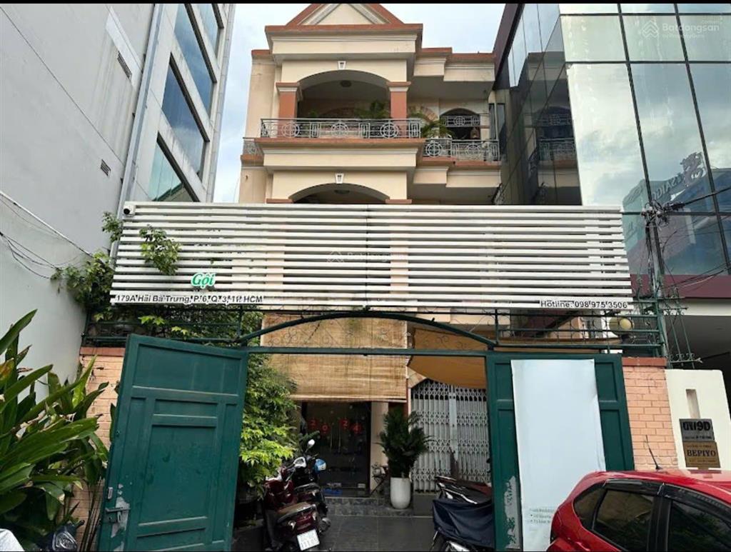 Nhà mặt tiền 179a hai bà trưng | p. võ thị sáu, q.3 | 5x21 = 212m2 | 64.8 tỷ | thuê 180 tr/th