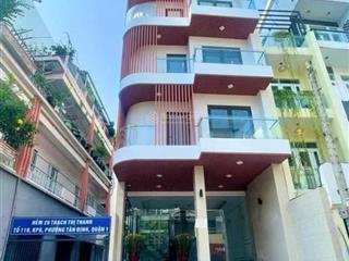 Tòa nhà góc 3133 thạch thị thanh | p. tân định, q.1 | 6x19 = 105m2 | 76 tỷ | thuê 190 tr/th