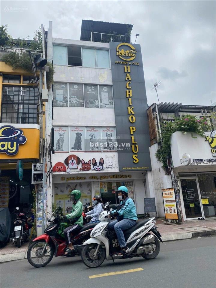 Tòa nhà | 51a trần quốc toản, p. võ thị sáu, q. 3 | 6.3*17 = 106.2m2 | bán 43 tỷ  thuê 90tr/tháng
