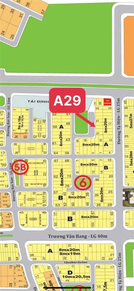 Đất | đường số 56 (khu huy hoàng), p. thạnh mỹ lợi, q. 2 | 8x20 = 160m2 | bán 32 tỷ  thuê 80tr