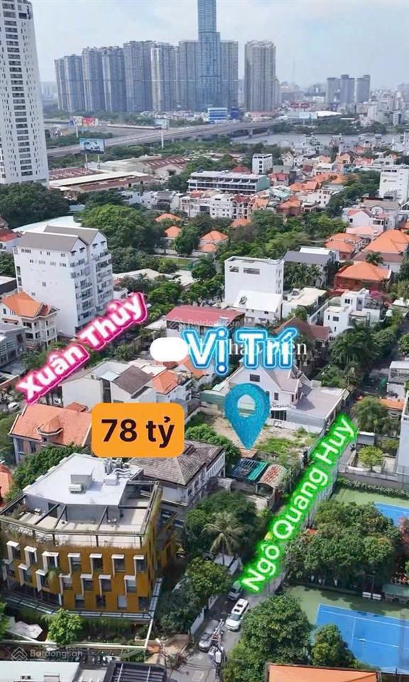 Đất | ngô quang huy, p. thảo điền, q. 2 | 7.5*30 = 214.5m2 | bán 74 tỷ  thuê 180tr/tháng