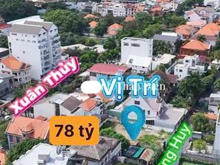 Đất | ngô quang huy, p. thảo điền, q. 2 | 7.5*30 = 214.5m2 | bán 74 tỷ  thuê 180tr/tháng