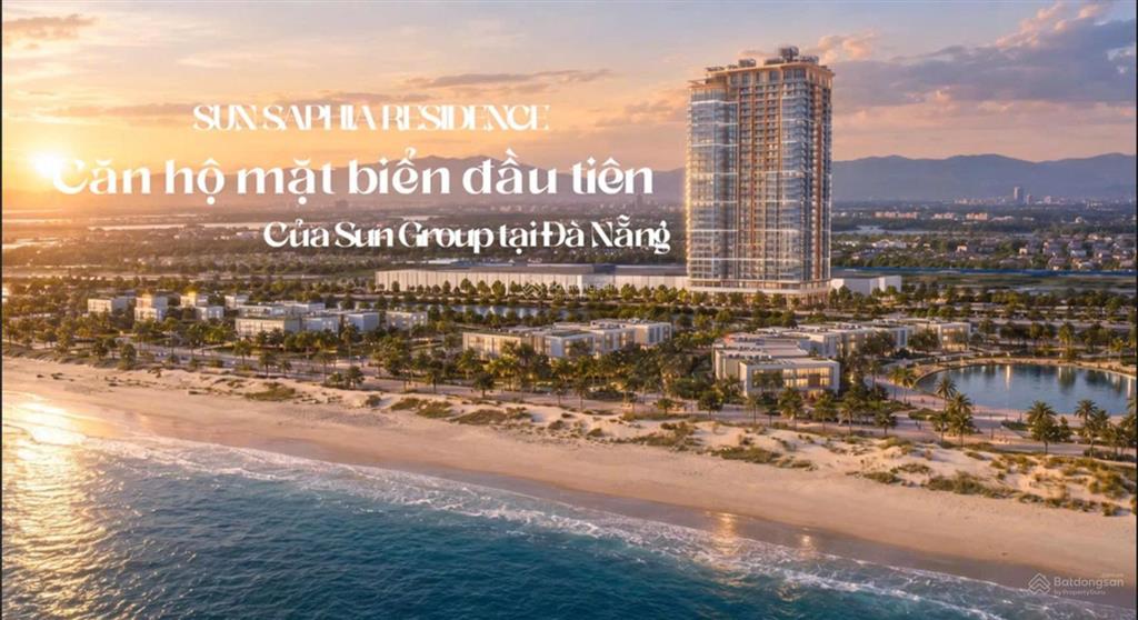 Sun saphia residence  căn hộ mặt biển đầu tiên của sun group tại đà nẵng