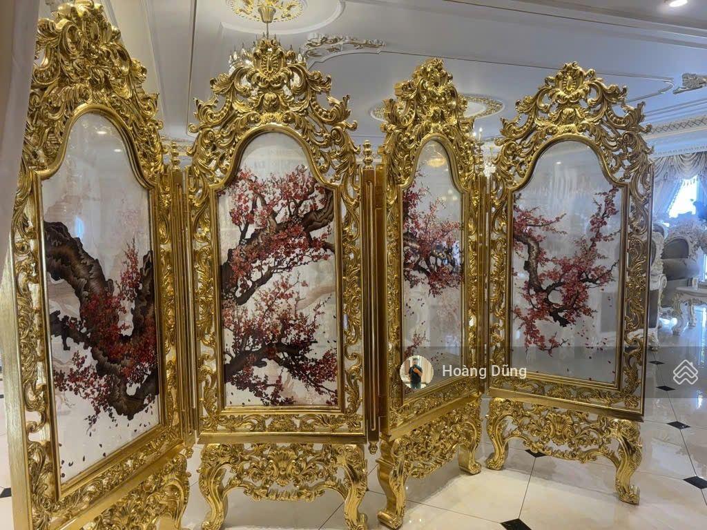 Bán biệt thự mặt tiền quận 6  dt sàn 3500m2  tặng full nội thất dát vàng  6 tầng  giá 300 tỷ tl