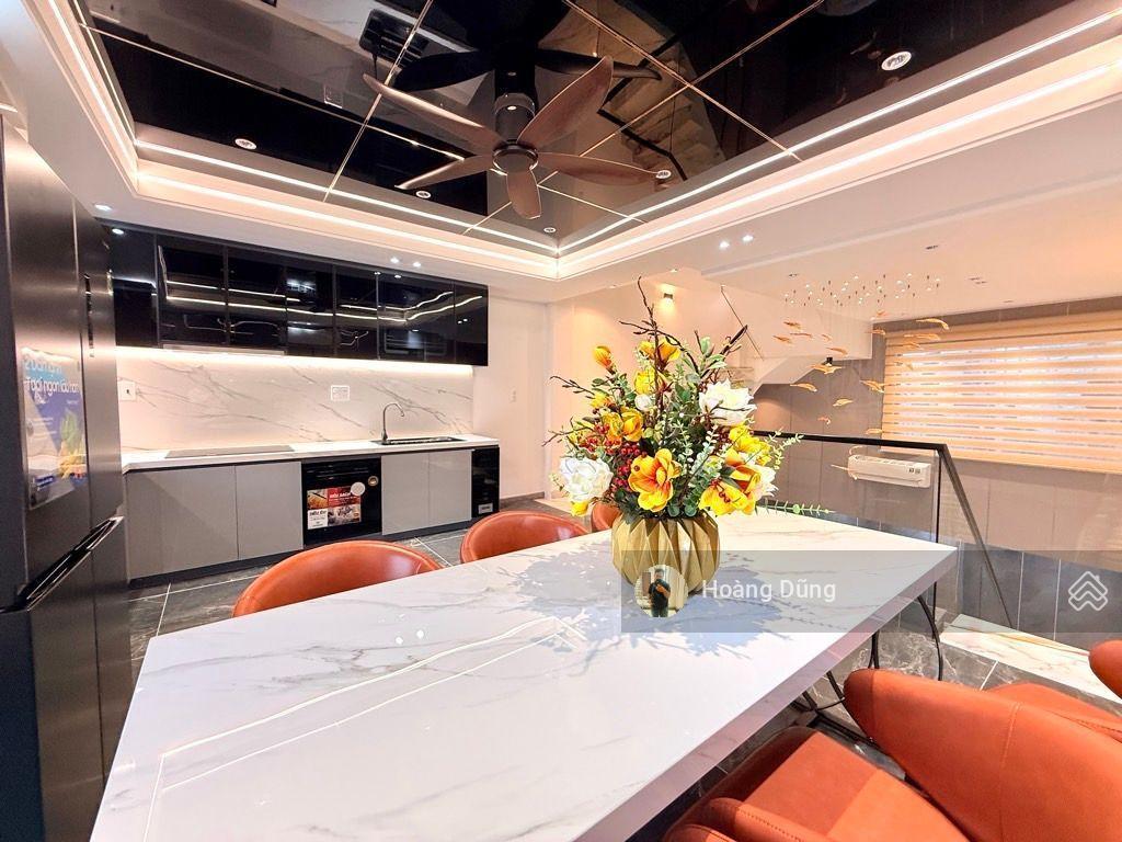 Bán nhà hẻm 730 hương lộ 2  69m2  4 tầng  nở hậu tài lộc 5m  full nội thất  giá chỉ 6,8 tỷ
