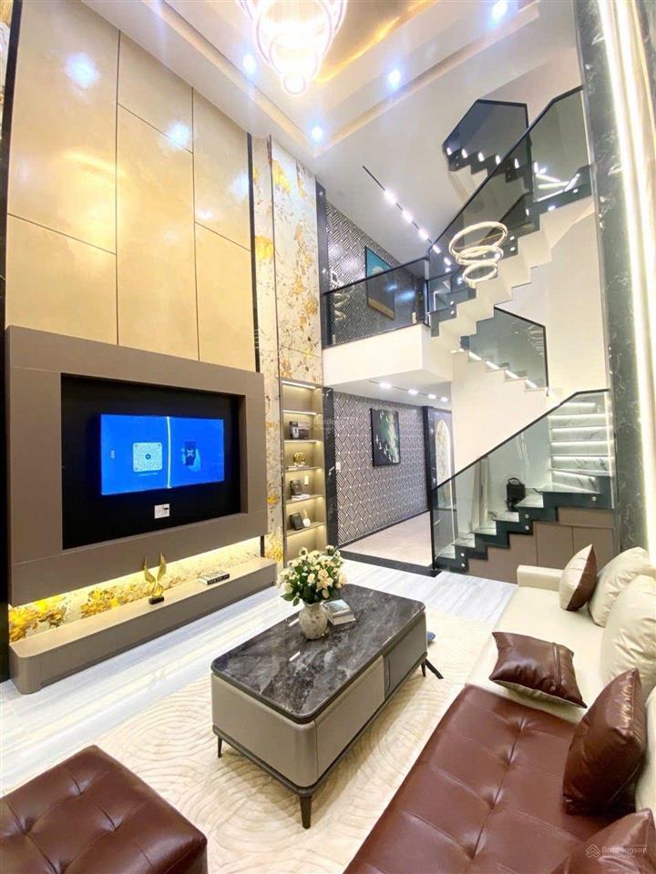 Bán nhà thoại ngọc hầu  84m2  thang máy full nội thất  4 tầng  hẻm xe tải  giá chỉ 8,55 tỷ