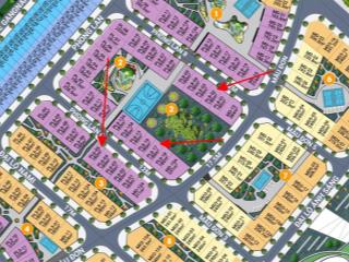 Đất nền biệt thự 180m2 có sổ hồng. hạ tầng đồng bộ, công viên ngay sau nhà. dân cư đông đúc
