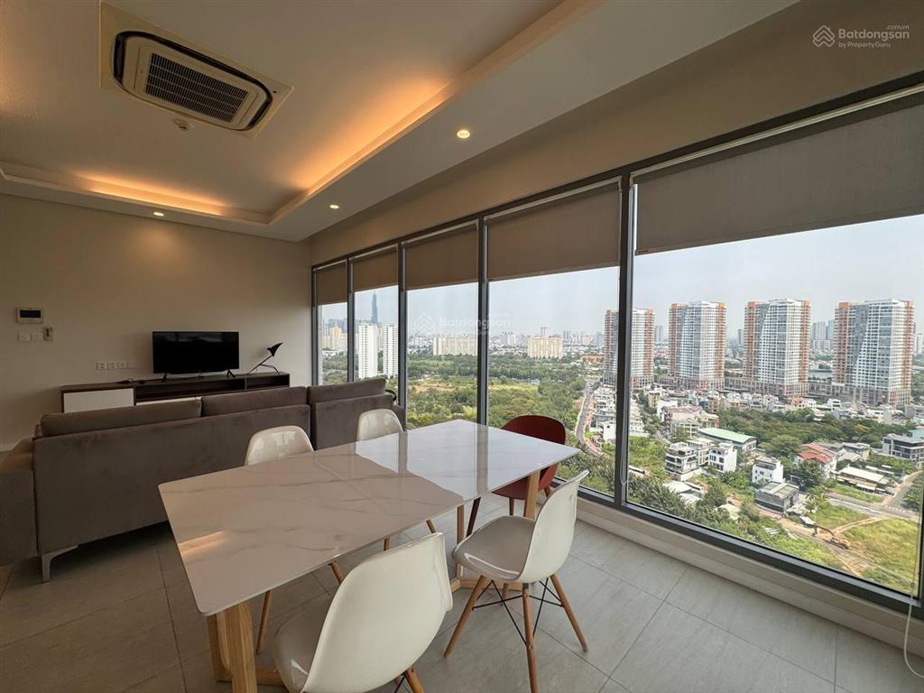 Nội thất đẹp ! cho thuê căn hộ 3pn 119m2  tầng cao  view sông, đảo kim cương, giá 45 triệu/tháng