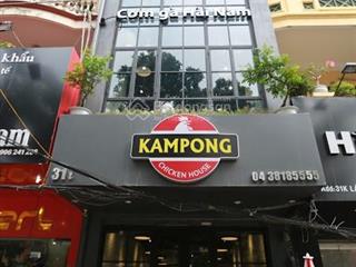 Cho thuê nhà mặt phố duy tân cầu giấy dt 60m2 x 3t mt 6m 55tr/tháng kd mọi mô hình, vỉa hè rộng