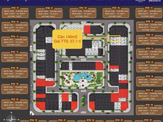 Bán nhanh căn bt 140m2 rẻ nhất kita ciputra  ngay công viên 2000m2  trực tiếp cdt chiết khấu lớn