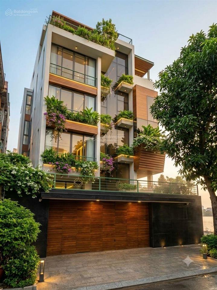 Dinh thự mặt tiền view sông đỉnh cao  287m (12x21m) 6 tầng có thang máy  hồ bơi, hầm rượu