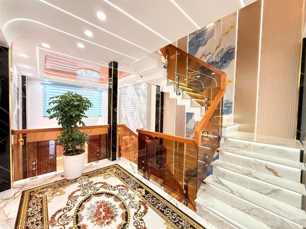 Nhà mới hẻm xe hơi tránh 54m đầy đủ nội thất