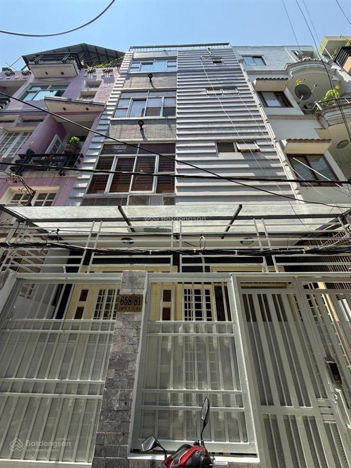 Bán chdv cách mạng tháng 8, quận 3, 4 tầng, 6 phòng, 5,3x10 , thu nhập 24 triệu/tháng, giá 9,5 tỷ