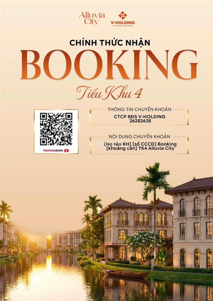 Chính thức nhận booking 99 căn khoáng nóng vào nhà  alluvia city