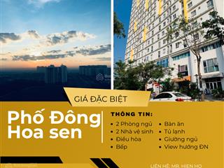 Bán căn hộ chung cư phố đông hoa sen, tầng cao view đông nam, 2pn 2wc