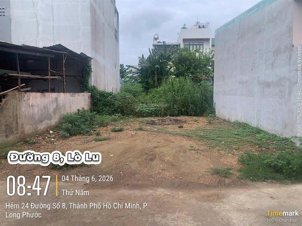 Bán đất hẻm xe ô tô, khu dân cư hiện hữu, gần khu đô thị đông tăng long