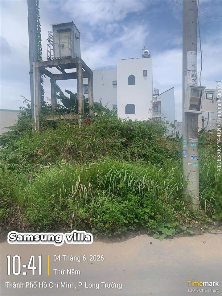 Bán lô đất ngang 5,2m xây nhà đẹp, kdc samsung village bưng ông thoàn, tp. hồ chí minh