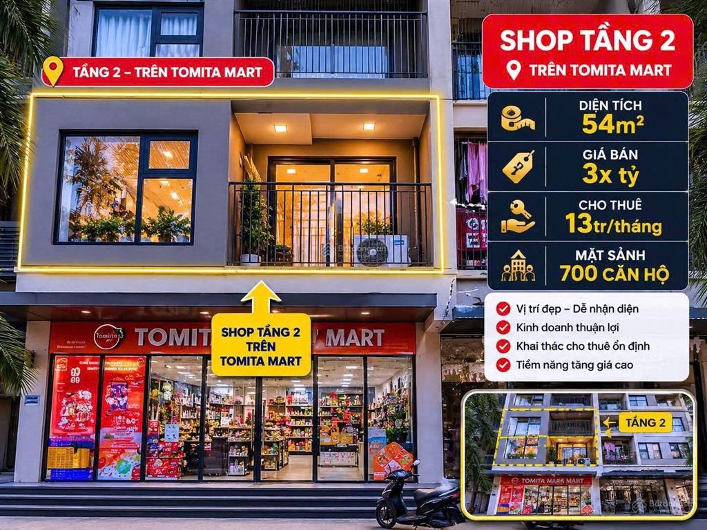 Bán căn shop sẵn hợp đồng thuê 65 triệu/tháng tòa s105, vinhomes smart city, giá thỏa thuận, 108m2