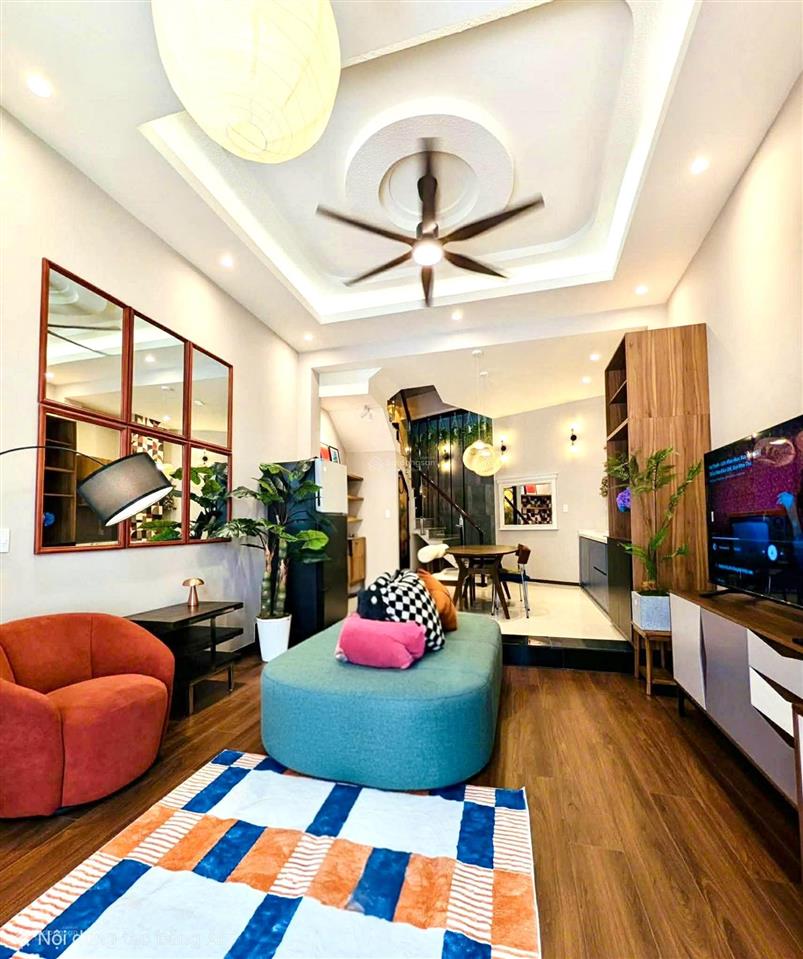 Bán nhà 4 tầng 40m2, hẻm xe tải ô tô cất nhà phạm văn chiêu tặng full nội thất sịn nhỉnh 6