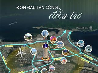 Khách có căn hộ chung cư hải châu 2pn view pháo hoa 76m2 mua ở giai đoạn đầu tiên, giá chỉ 61tr/m2