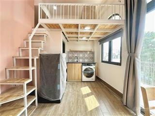 Căn hộ có gác, full nội thất, ban công, máy giặt riêng, thang máy bùi đình túy, bình thạnh