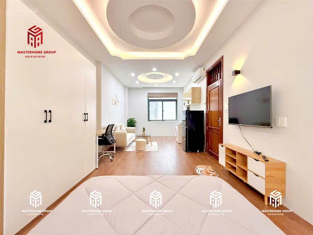 Căn hộ cửa sổ lớn, bếp xa giường, máy giặt riêng 40m2 nguyễn gia trí, gần pearl plaza, landmark