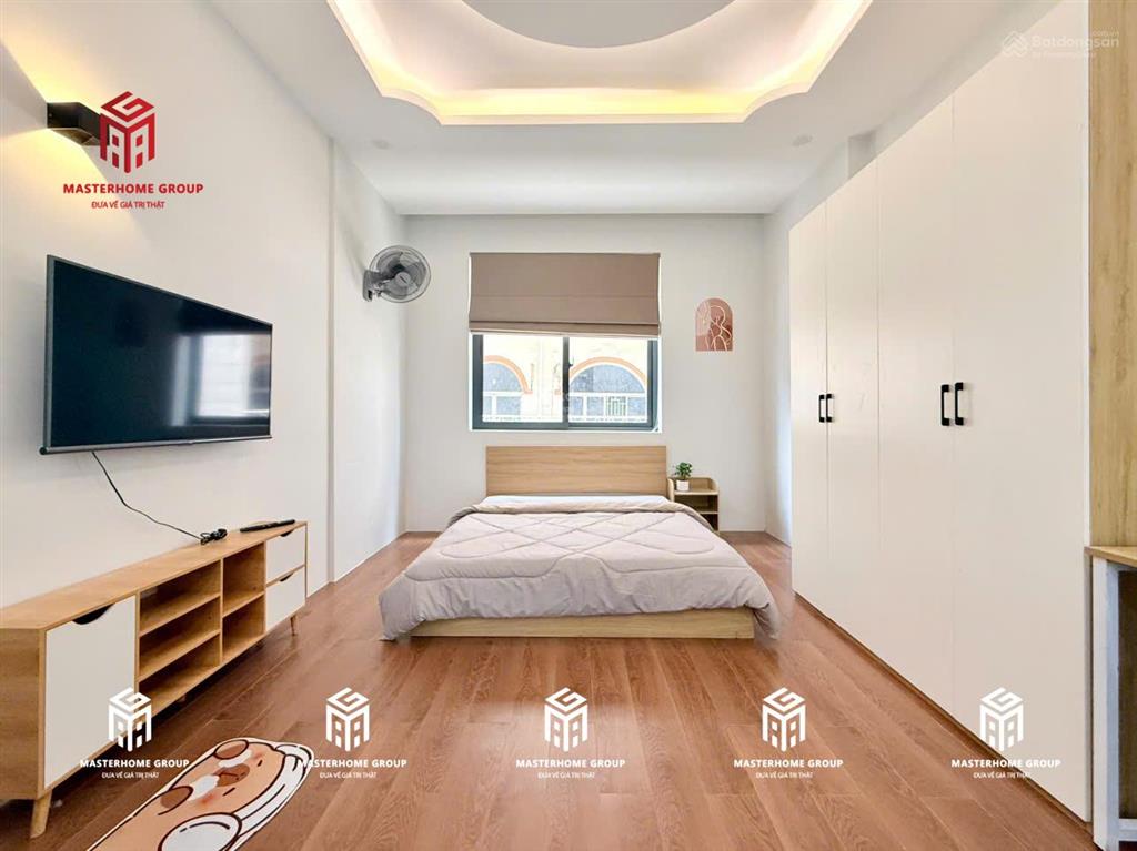 Căn hộ cửa sổ lớn, bếp xa giường, máy giặt riêng 40m2 nguyễn gia trí, gần pearl plaza, landmark